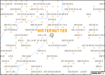map of Hinterhütten