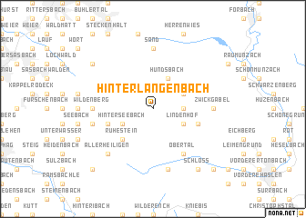 map of Hinterlangenbach