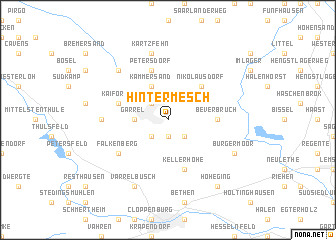 map of Hinterm Esch