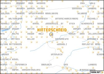 map of Hinterschneid