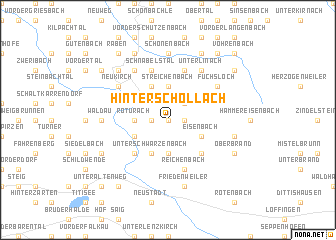 map of Hinterschollach