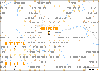 map of Hintertal