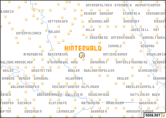 map of Hinterwald
