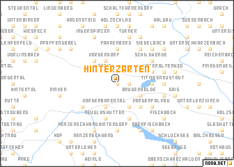 map of Hinterzarten