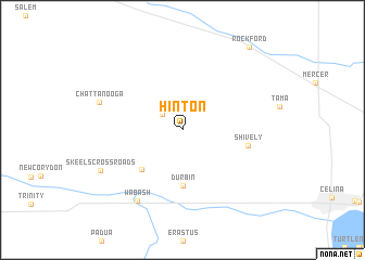 map of Hinton