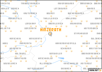 map of Hinzerath