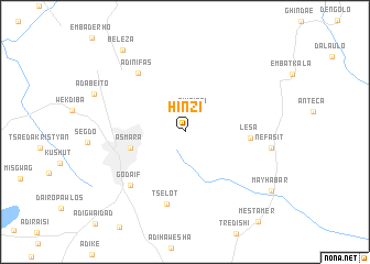 map of Hinzī