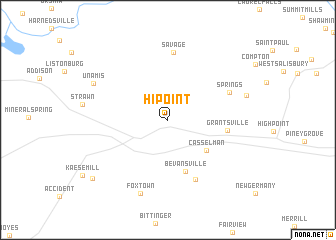 map of Hi-Point