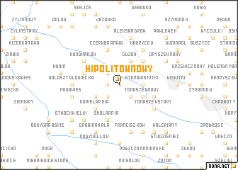 map of Hipolitów Nowy