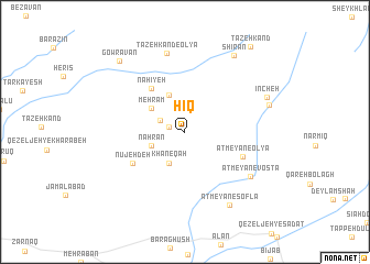 map of Hīq
