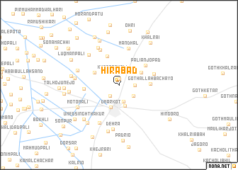 map of Hīrābād