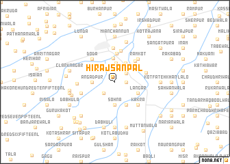 map of Hirāj Sanpāl