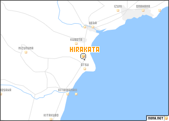 map of Hirakata