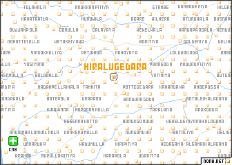 map of Hiralugedara