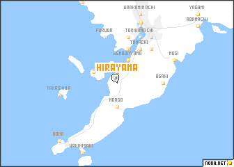 map of Hirayama