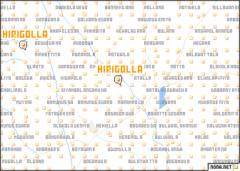 map of Hirigolla