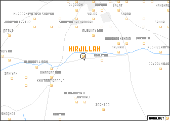 map of Ḩirjillah