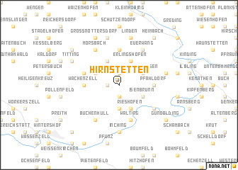 map of Hirnstetten