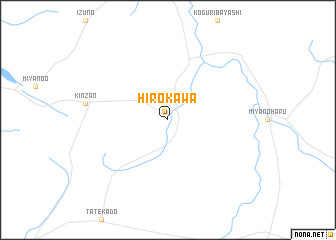 map of Hirokawa