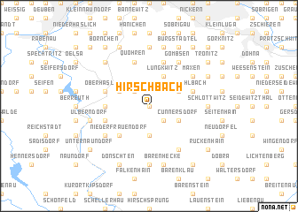 map of Hirschbach