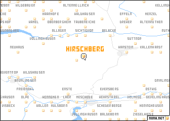 map of Hirschberg