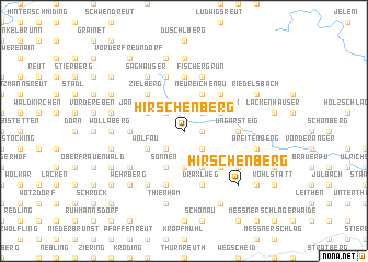 map of Hirschenberg