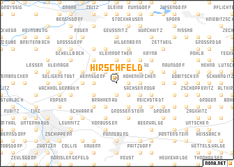 map of Hirschfeld