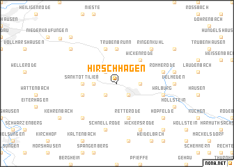 map of Hirschhagen