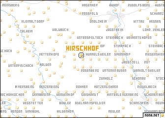 map of Hirschhof