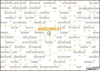 map of Hirschricht