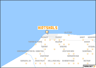 map of Hirtshals