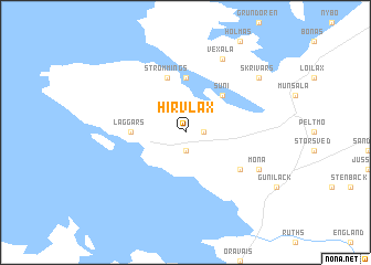 map of Hirvlax