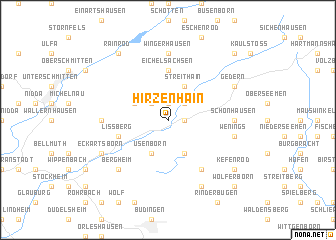 map of Hirzenhain