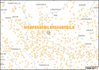 map of Hisāra Sarbiland Khan Qila