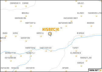 map of Hisarcık