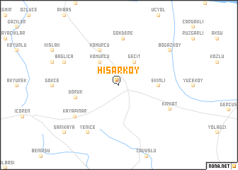 map of Hisarköy