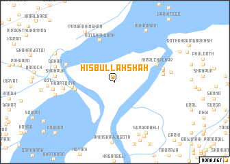 map of Hisbullāh Shāh