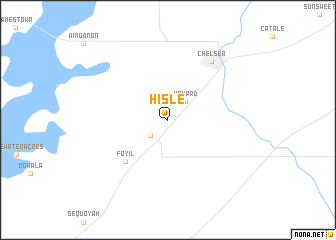 map of Hisle