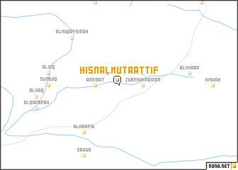map of Ḩişn al Muta‘aţţif