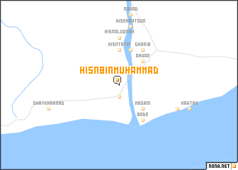 map of Ḩişn Bin Muḩammad