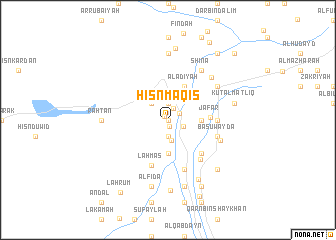 map of Ḩişn Maqis