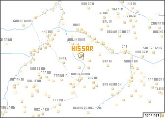 map of Hissār