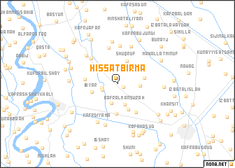 map of Ḩişşat Birmā