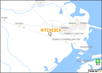 map of Hitchcock