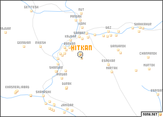 map of Hītkān