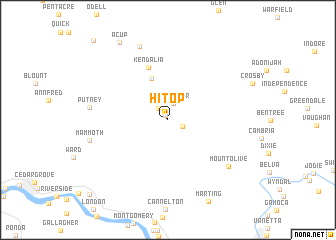 map of Hitop