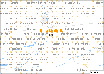 map of Hitzleberg