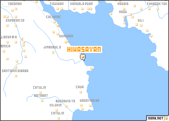 map of Hiwasayan