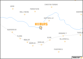map of Hixburg