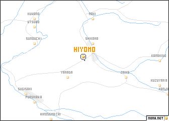 map of Hiyomo
